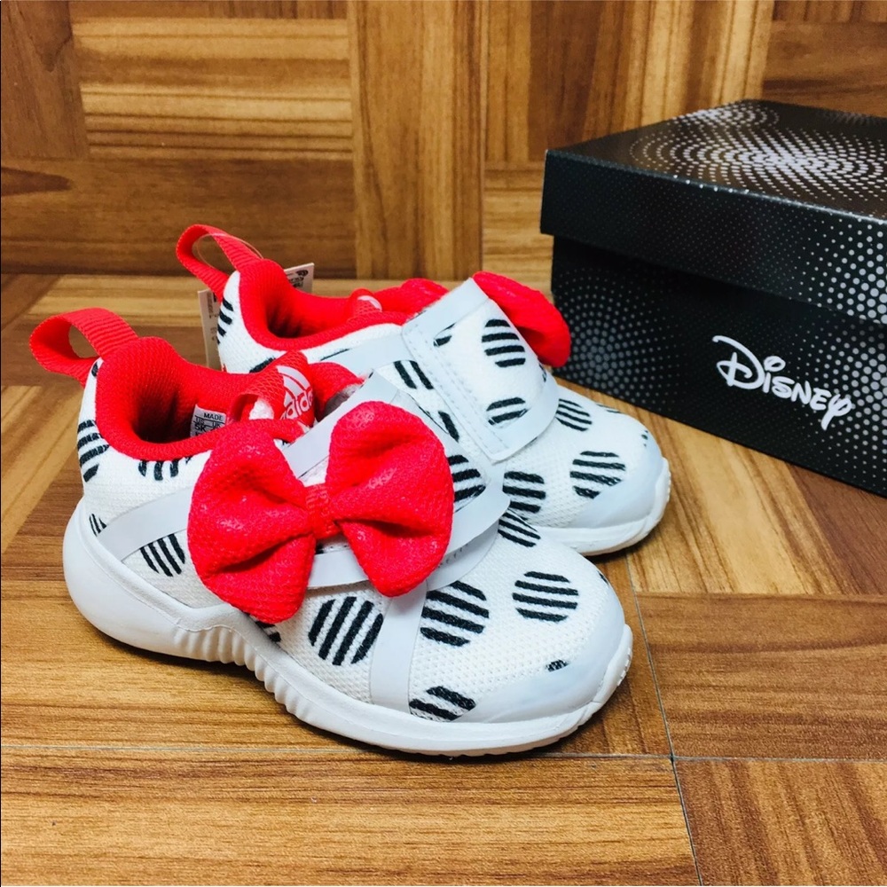 NEW Adidas x Disney Minnie Mouse Toddler Girl Shoe - Picture 4 of 8